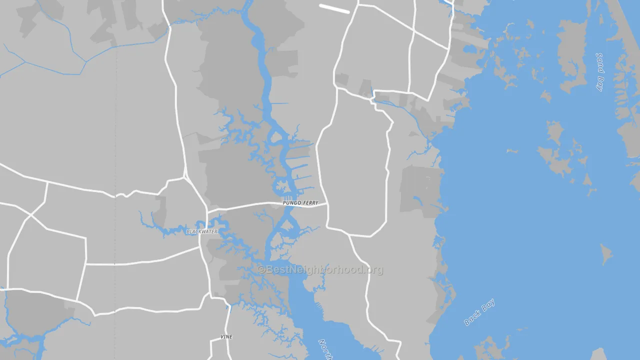 Transit Grade map of 23457, VA
