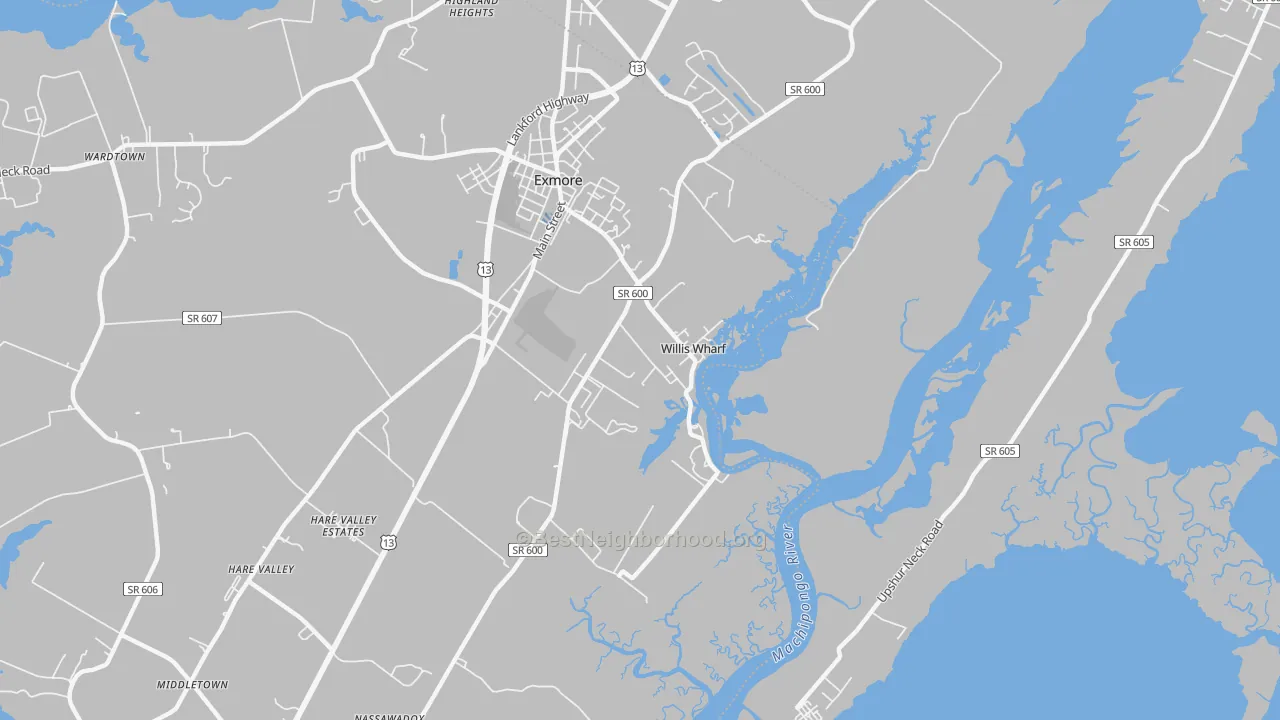 Transit Grade map of 23486, VA