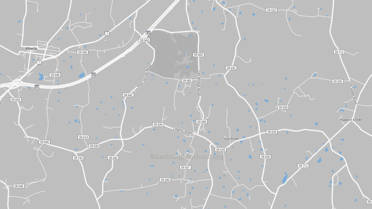 Transit Grade map of 23843, VA