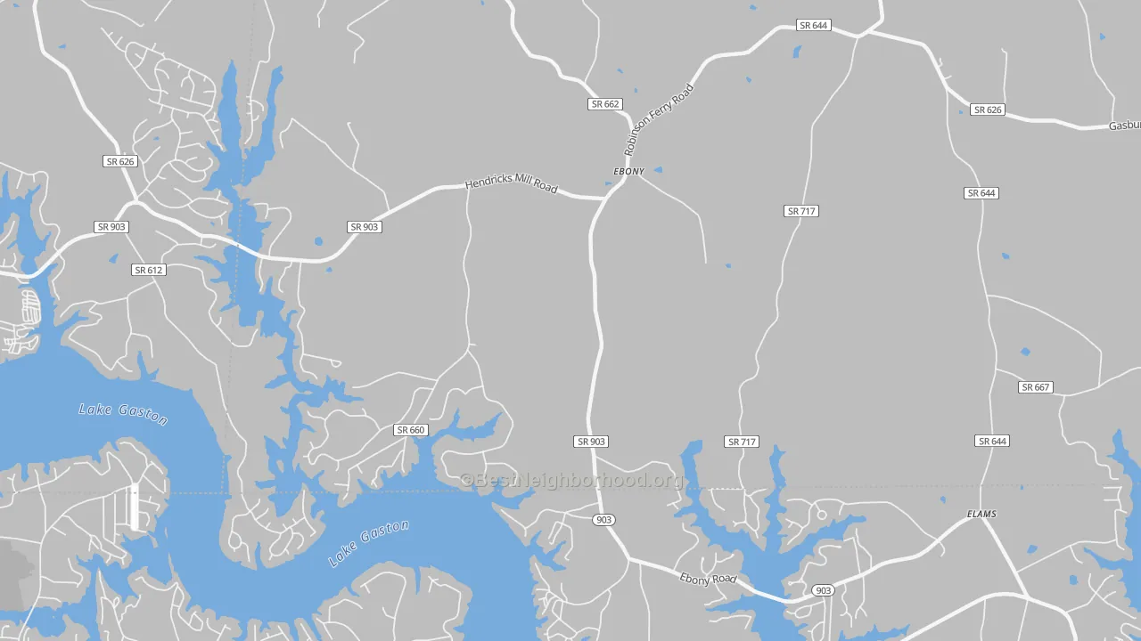 Transit Grade map of 23845, VA