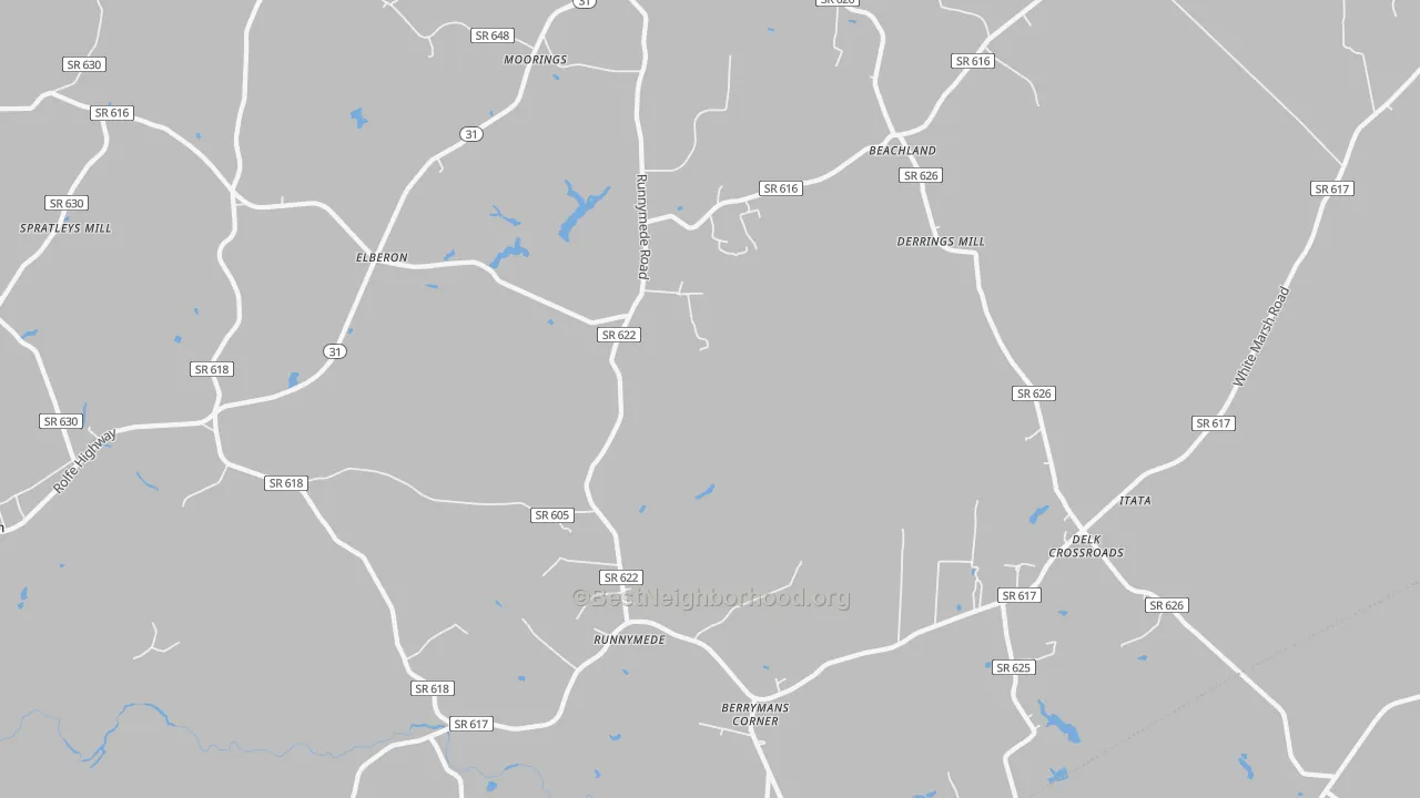 Transit Grade map of 23846, VA