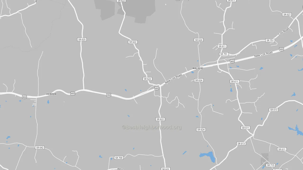 Transit Grade map of 23850, VA