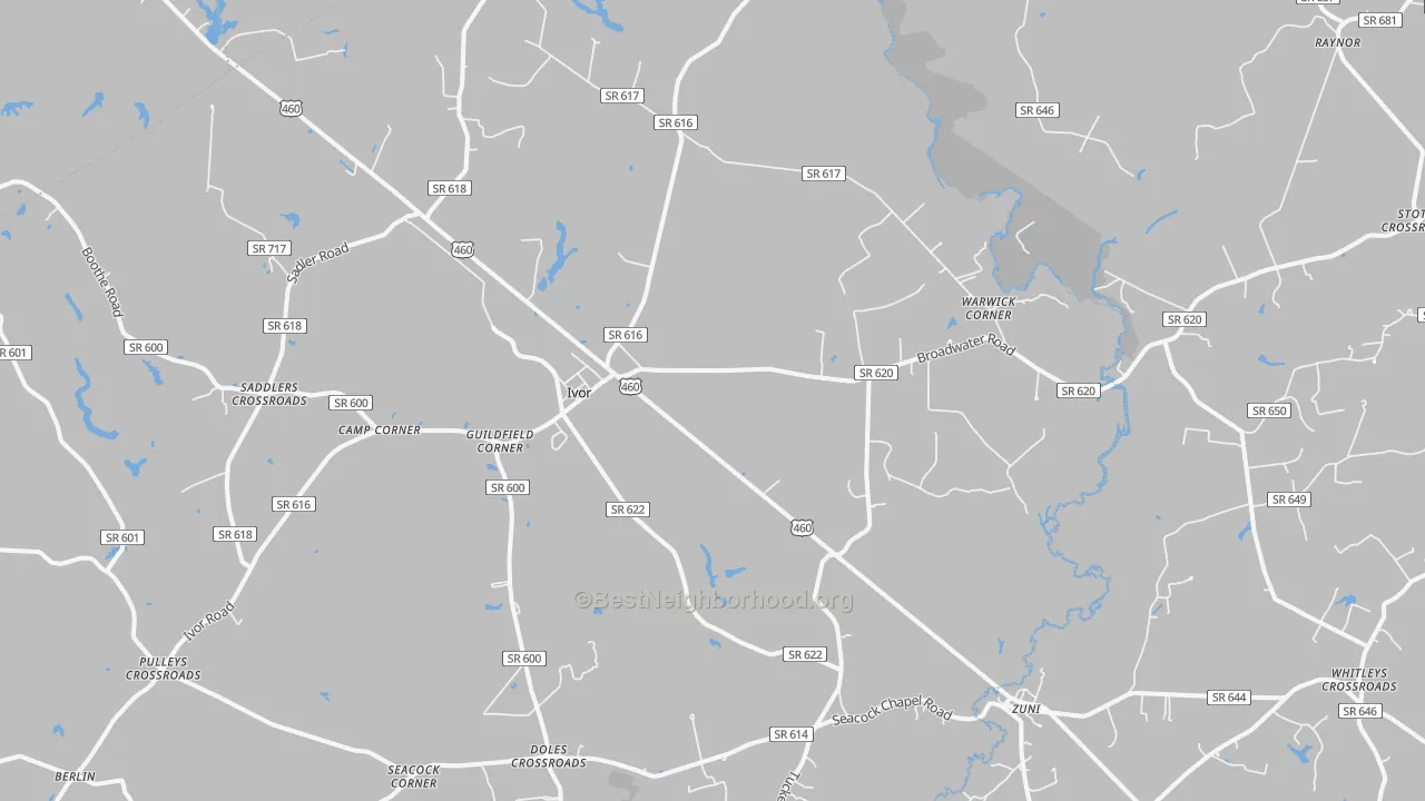 Transit Grade map of 23866, VA