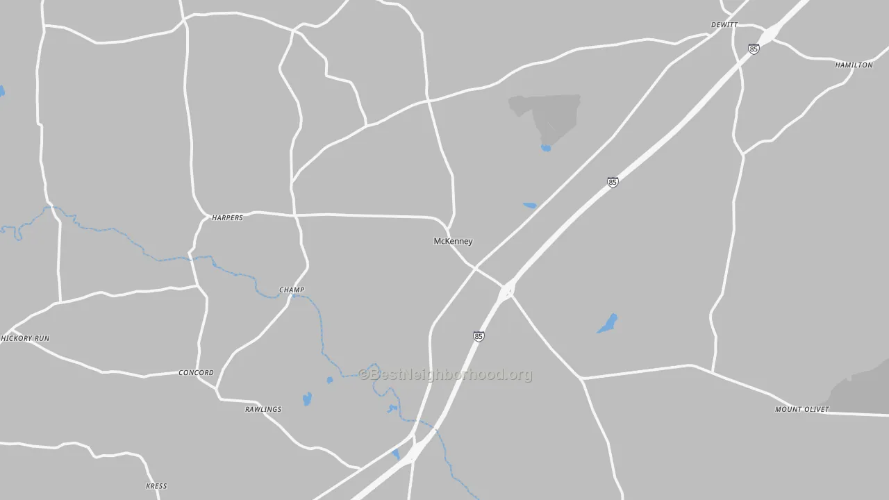 Transit Grade map of 23872, VA