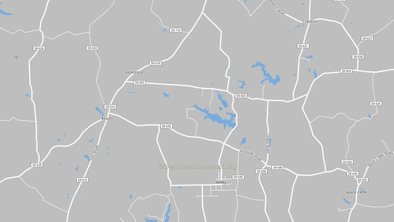 Transit Grade map of 23878, VA