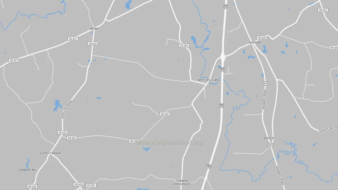 Transit Grade map of 23879, VA