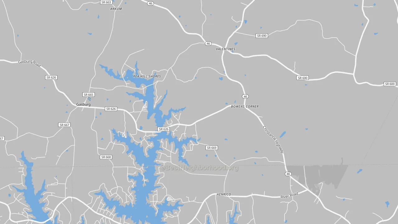 Transit Grade map of 23887, VA