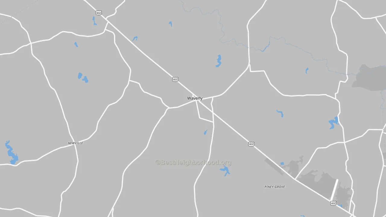 Transit Grade map of 23890, VA
