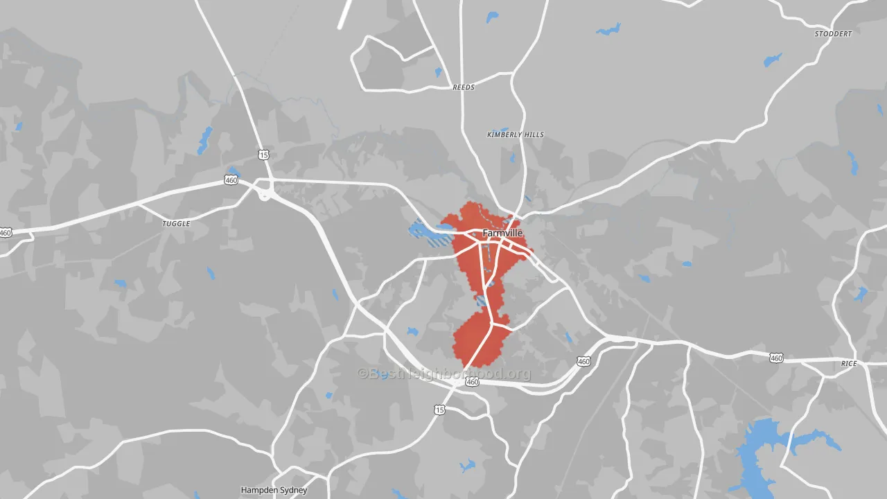 Transit Grade map of 23901, VA
