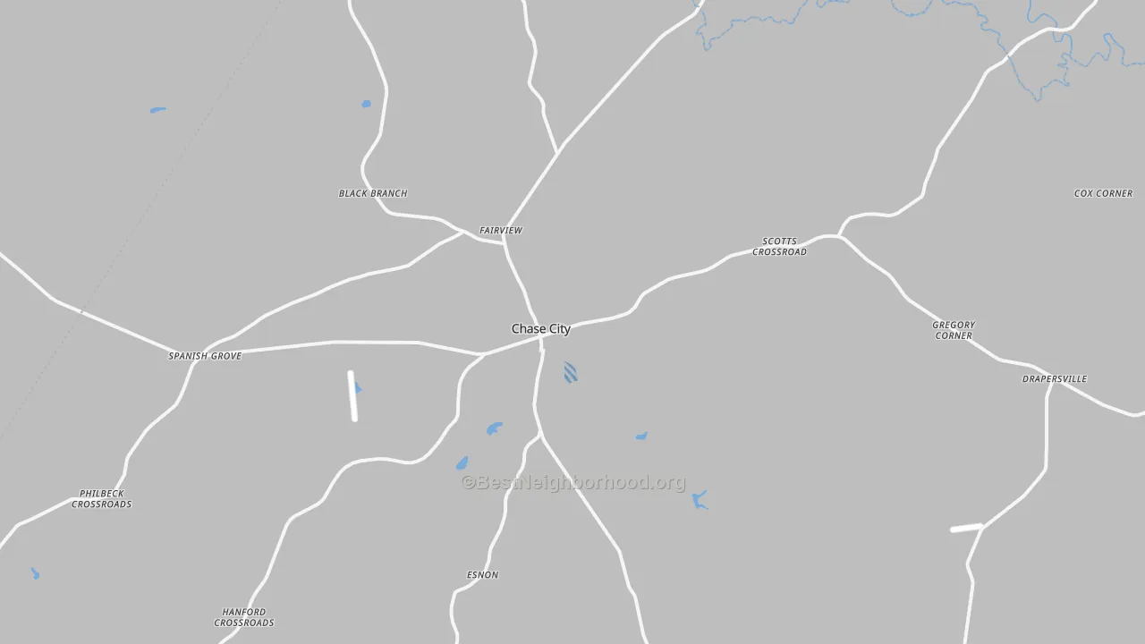 Transit Grade map of 23924, VA