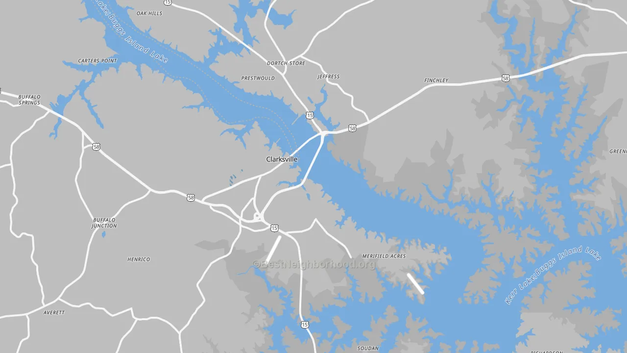 Transit Grade map of 23927, VA