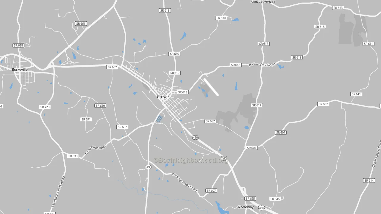 Transit Grade map of 23930, VA