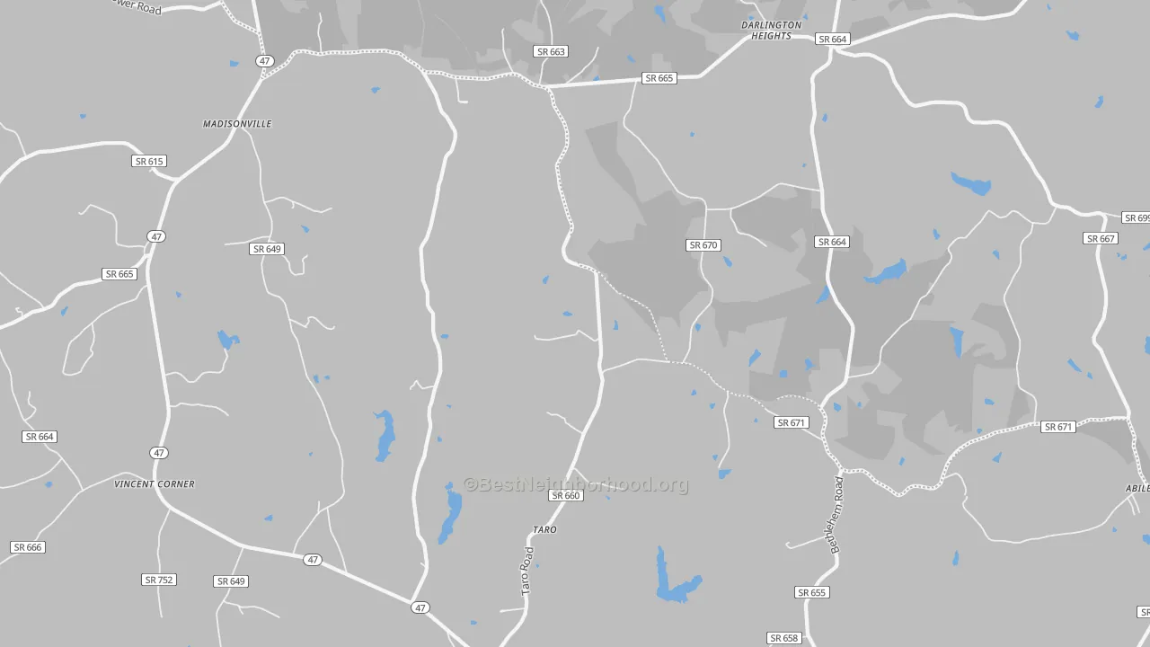 Transit Grade map of 23934, VA