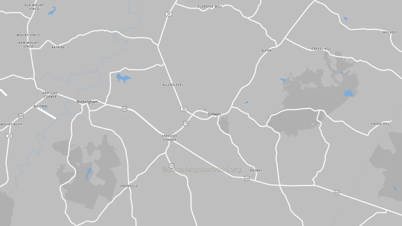Transit Grade map of 23936, VA