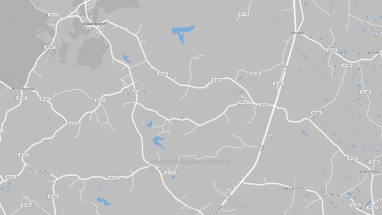 Transit Grade map of 23937, VA