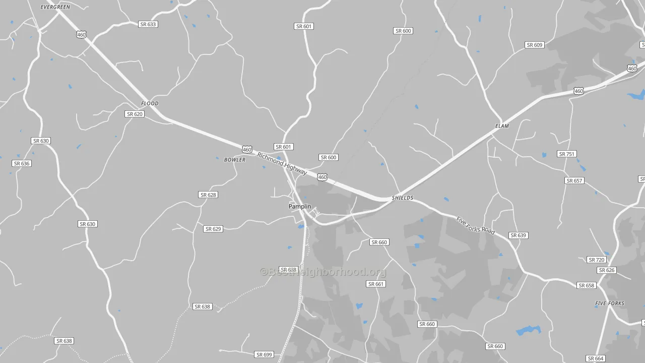 Transit Grade map of 23958, VA