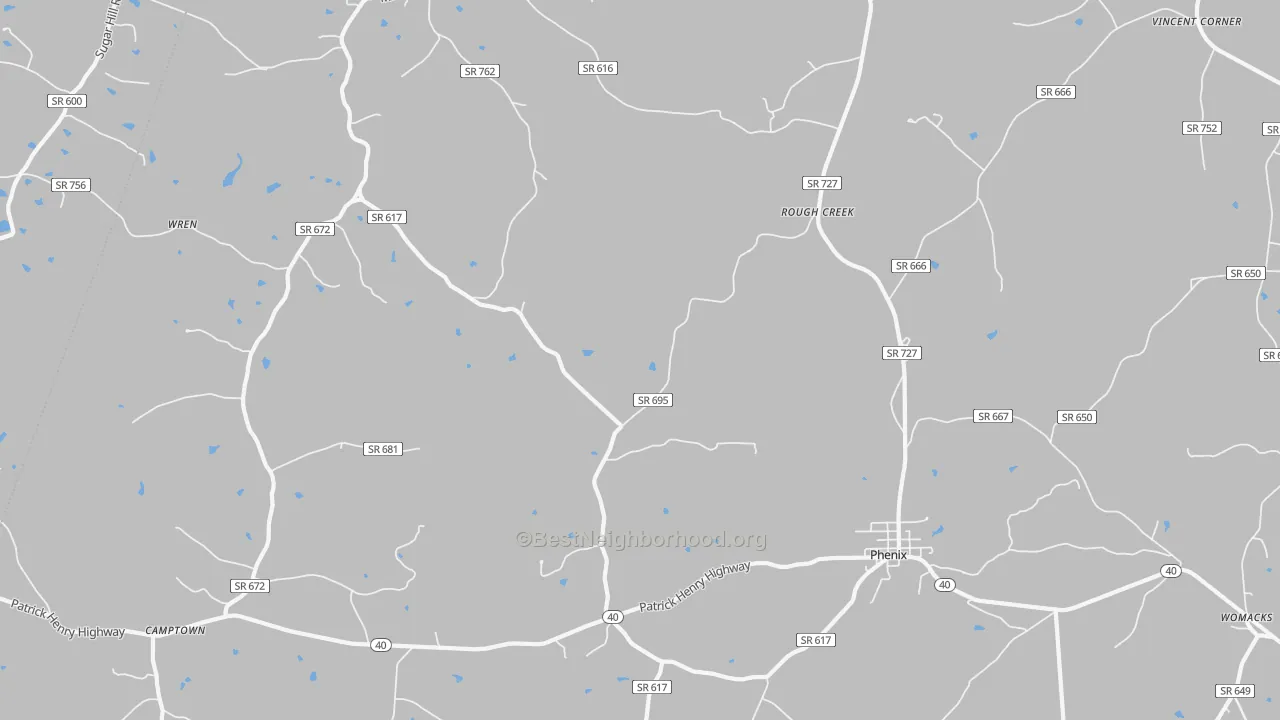 Transit Grade map of 23959, VA