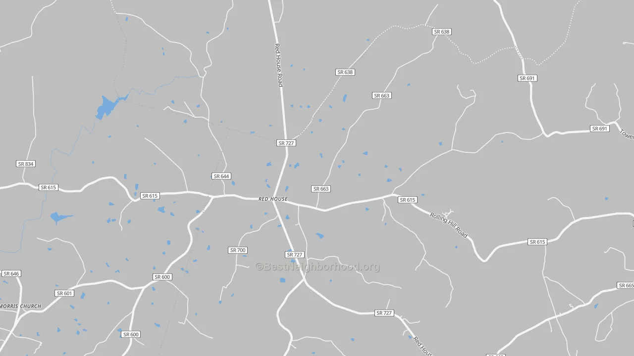 Transit Grade map of 23963, VA
