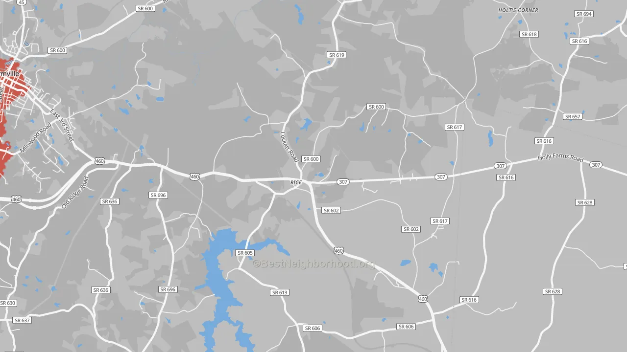 Transit Grade map of 23966, VA