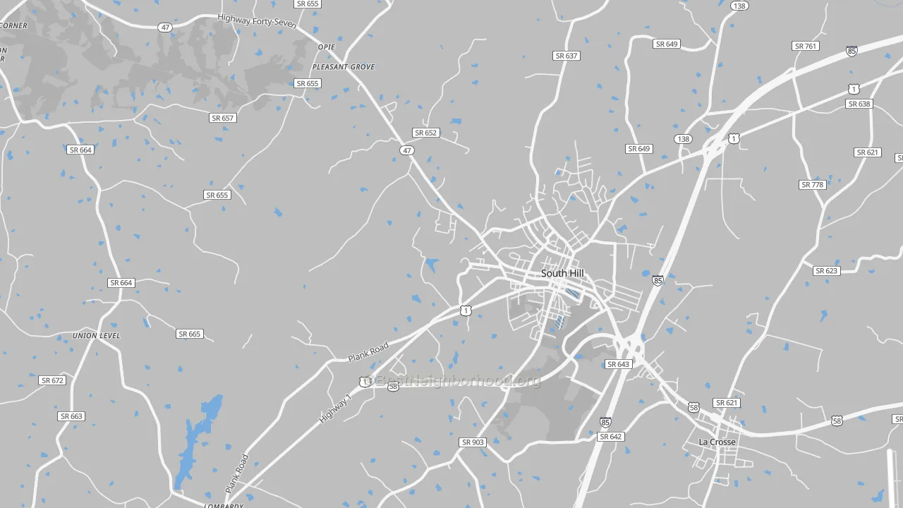 Transit Grade map of 23970, VA