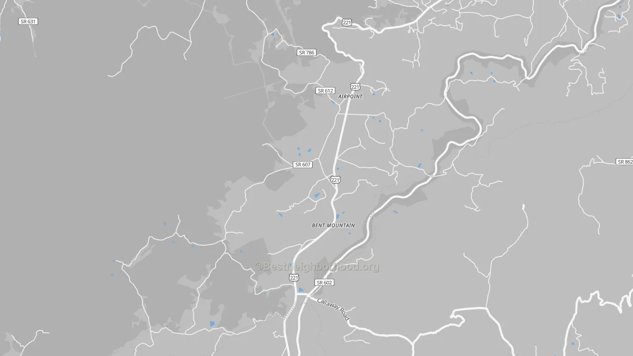Transit Grade map of 24059, VA