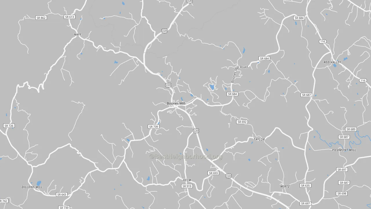 Transit Grade map of 24065, VA