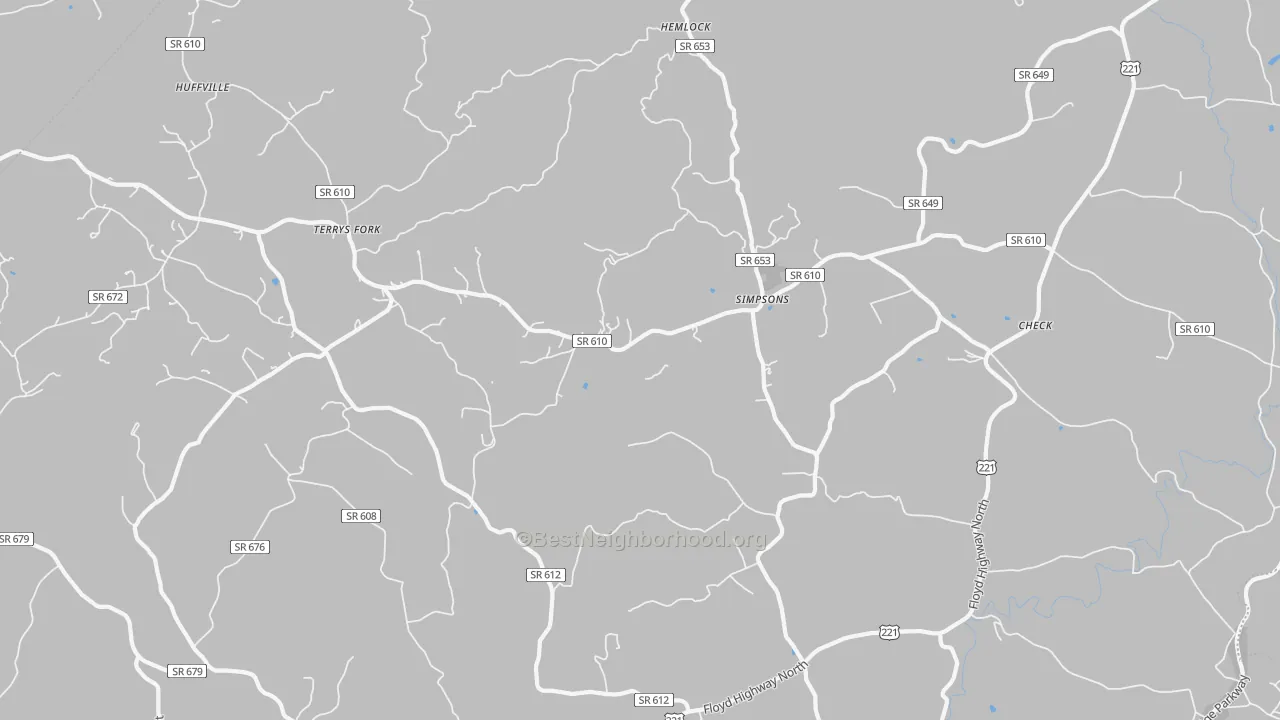 Transit Grade map of 24072, VA