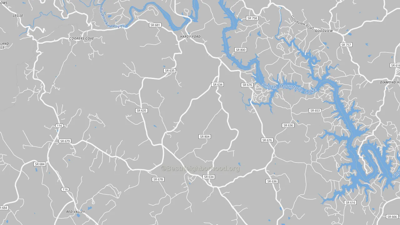 Transit Grade map of 24101, VA
