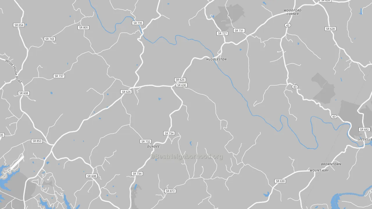 Transit Grade map of 24104, VA