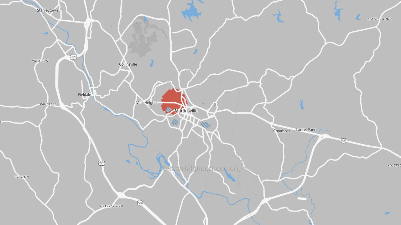 Transit Grade map of 24112, VA