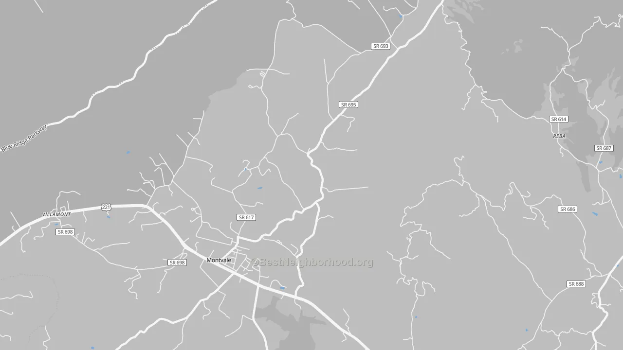 Transit Grade map of 24122, VA