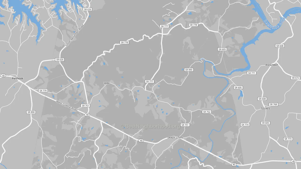 Transit Grade map of 24161, VA
