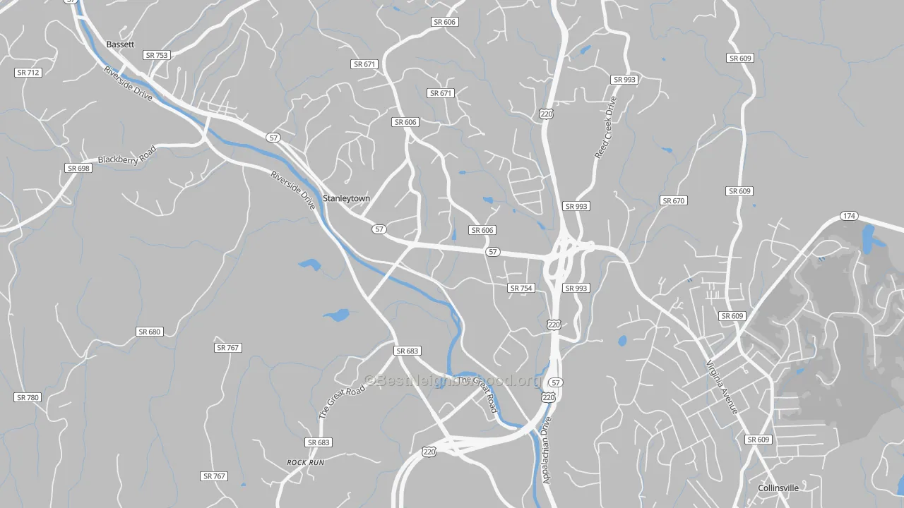 Transit Grade map of 24168, VA