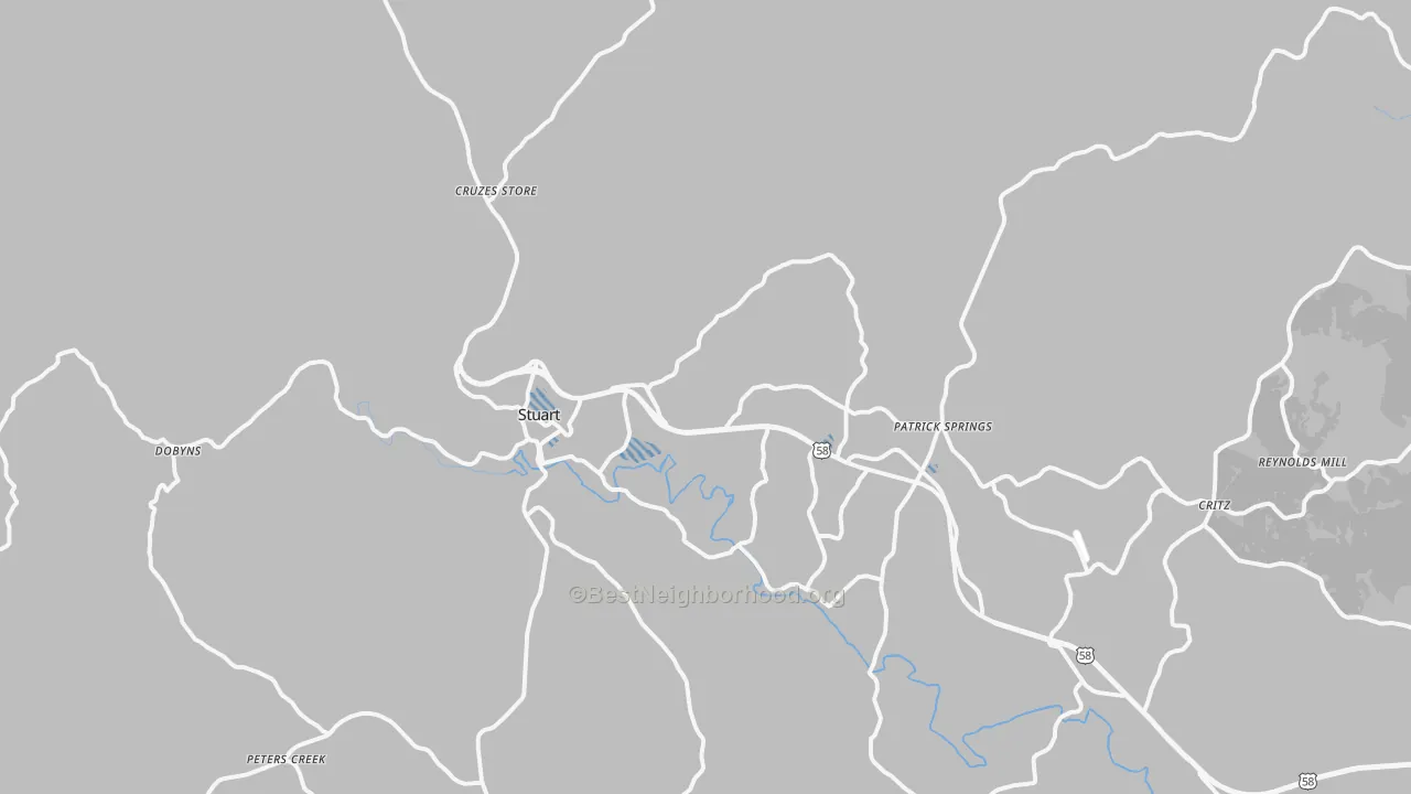 Transit Grade map of 24171, VA
