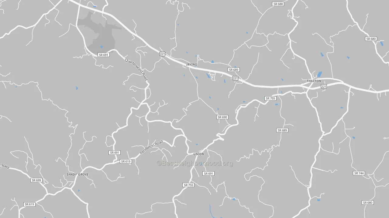 Transit Grade map of 24174, VA