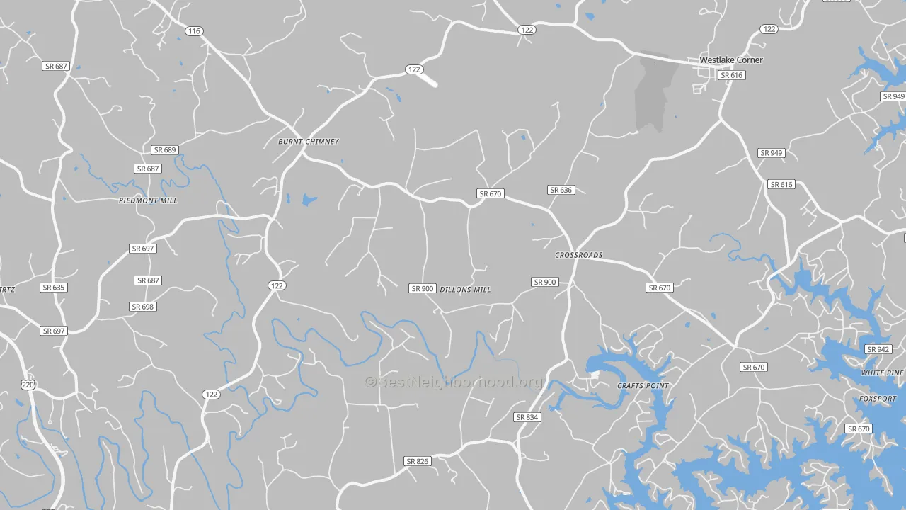 Transit Grade map of 24184, VA