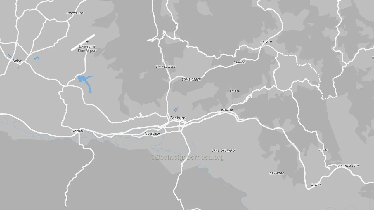 Transit Grade map of 24230, VA