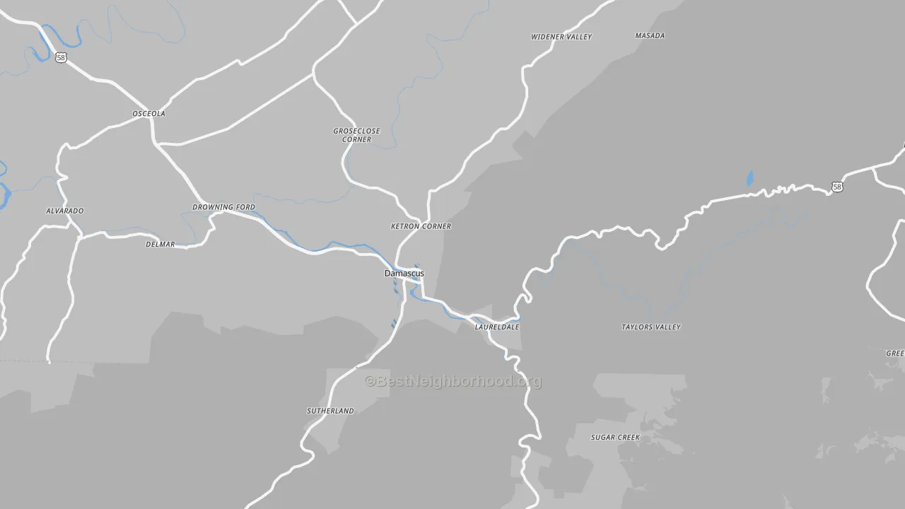 Transit Grade map of 24236, VA
