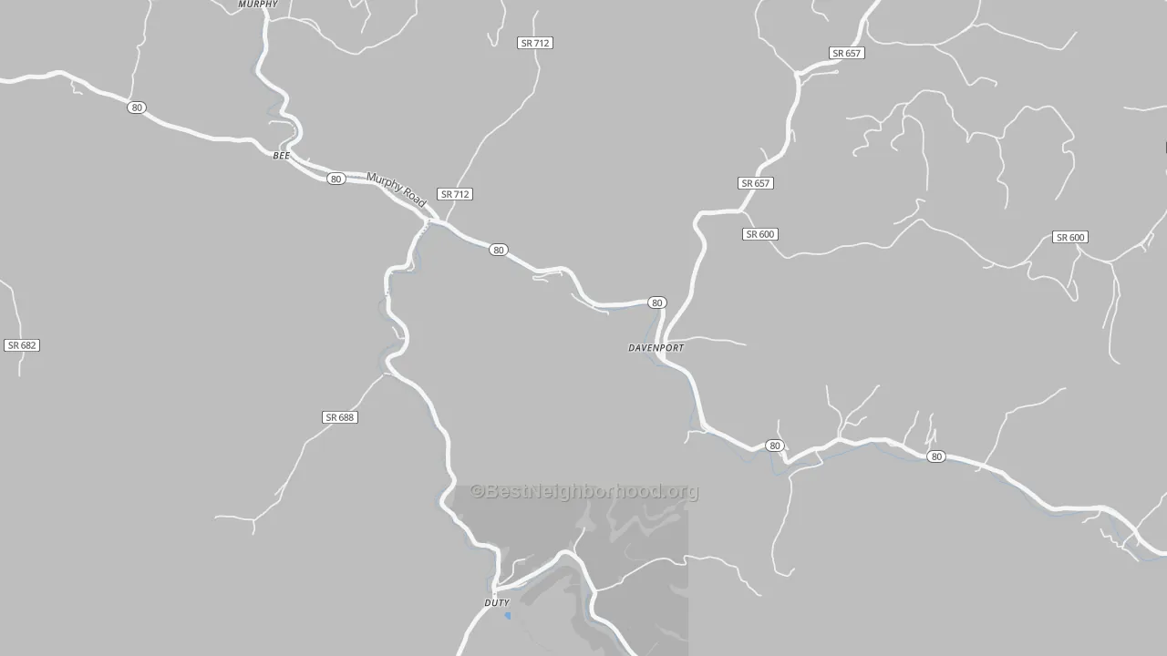 Transit Grade map of 24239, VA