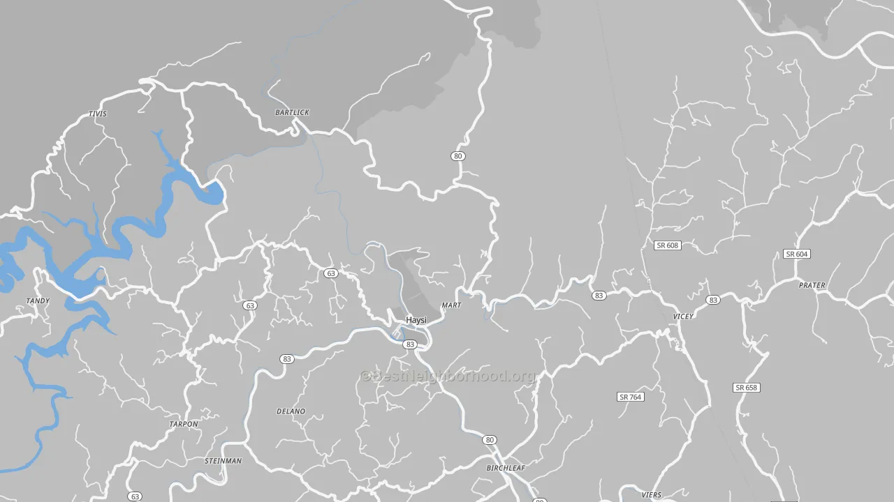 Transit Grade map of 24256, VA