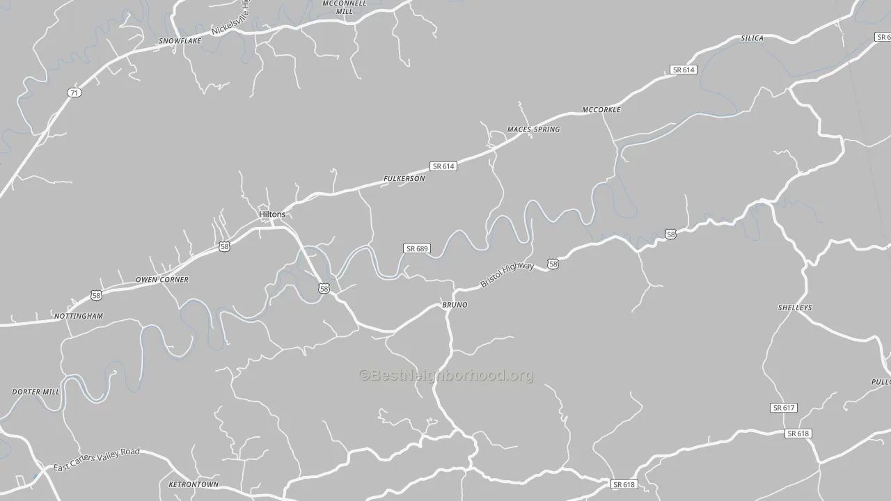 Transit Grade map of 24258, VA