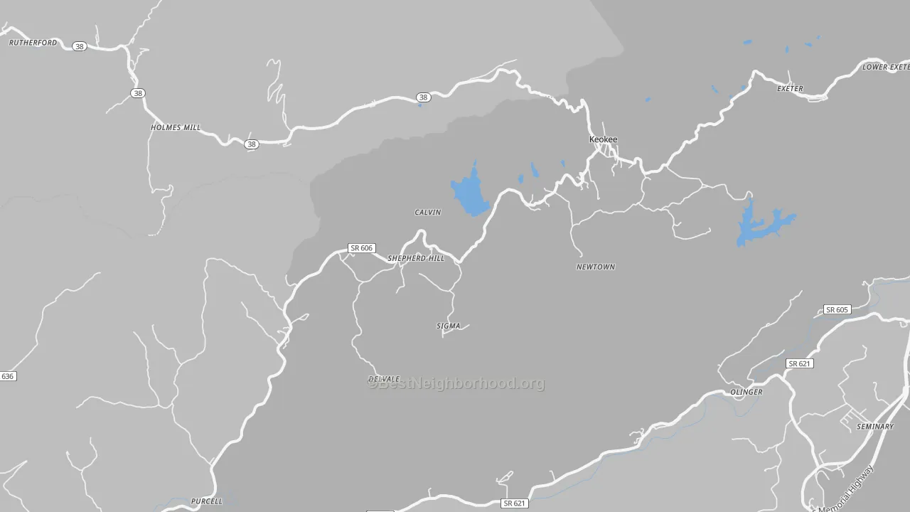 Transit Grade map of 24265, VA