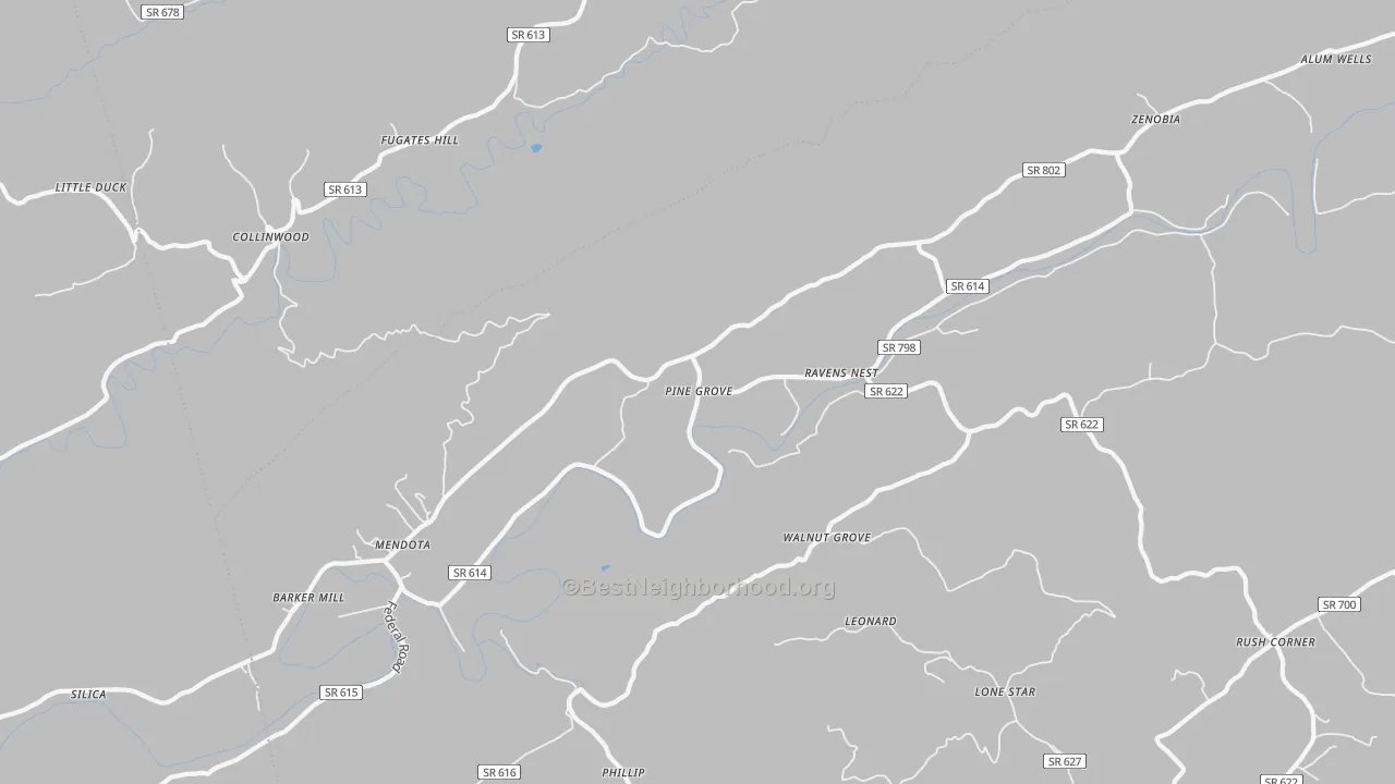 Transit Grade map of 24270, VA