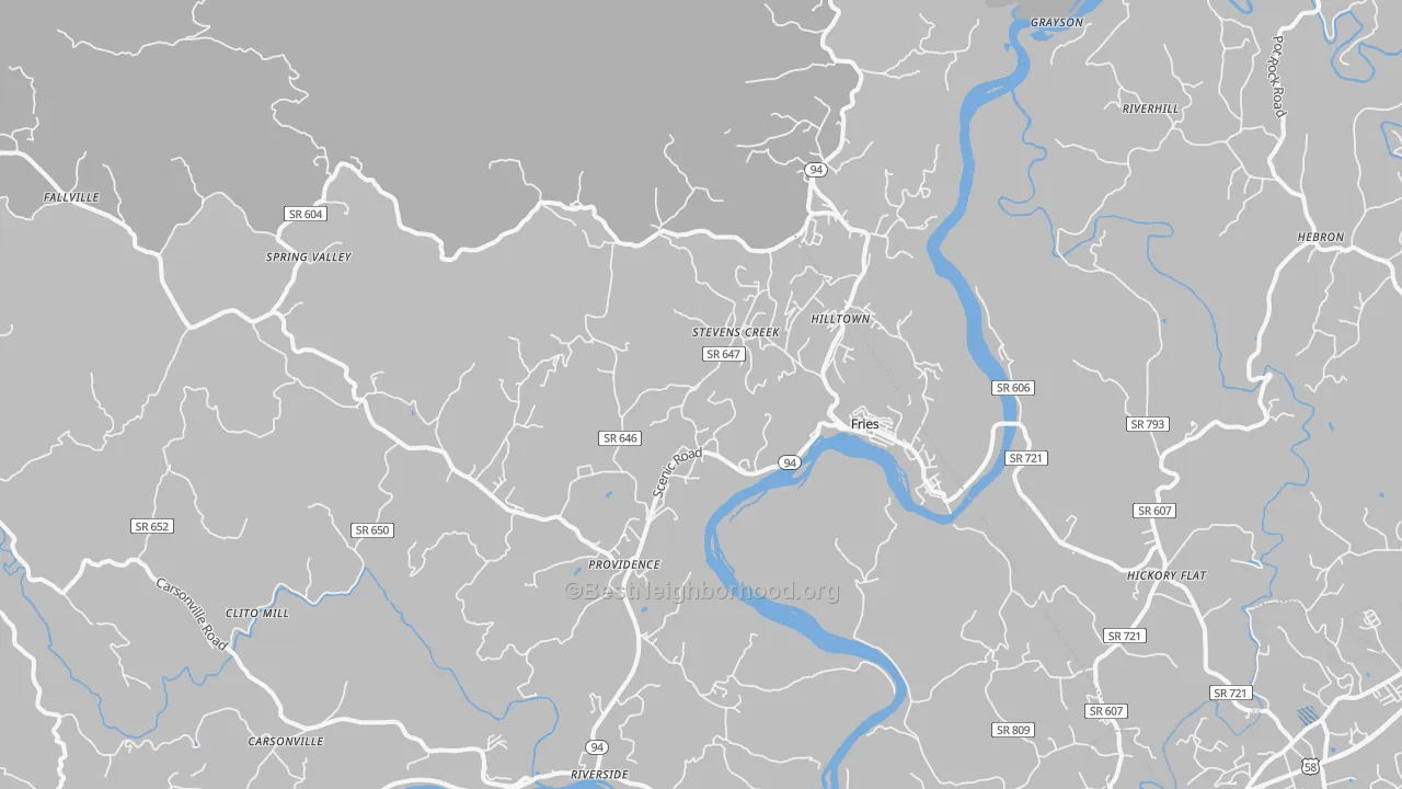 Transit Grade map of 24330, VA