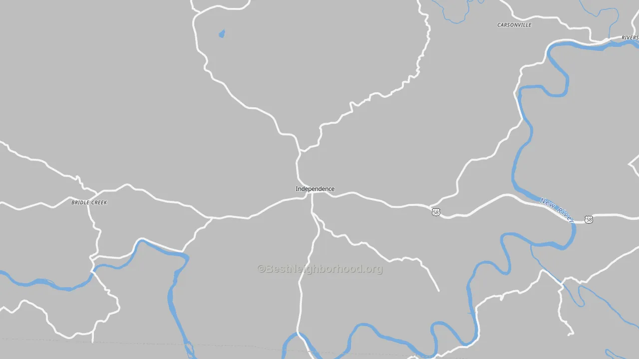 Transit Grade map of 24348, VA