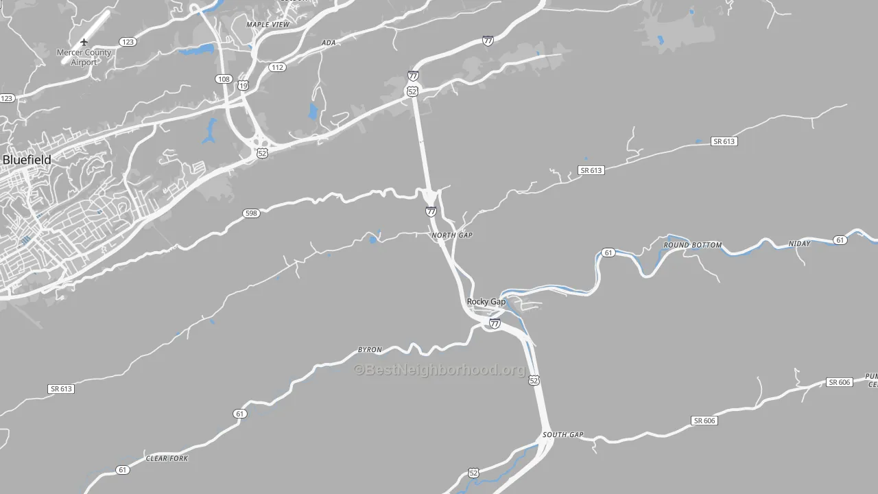 Transit Grade map of 24366, VA