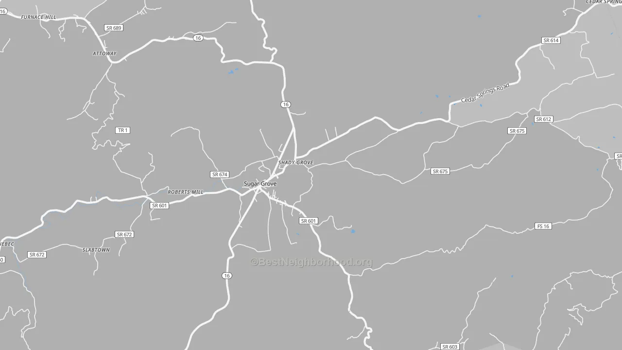 Transit Grade map of 24375, VA