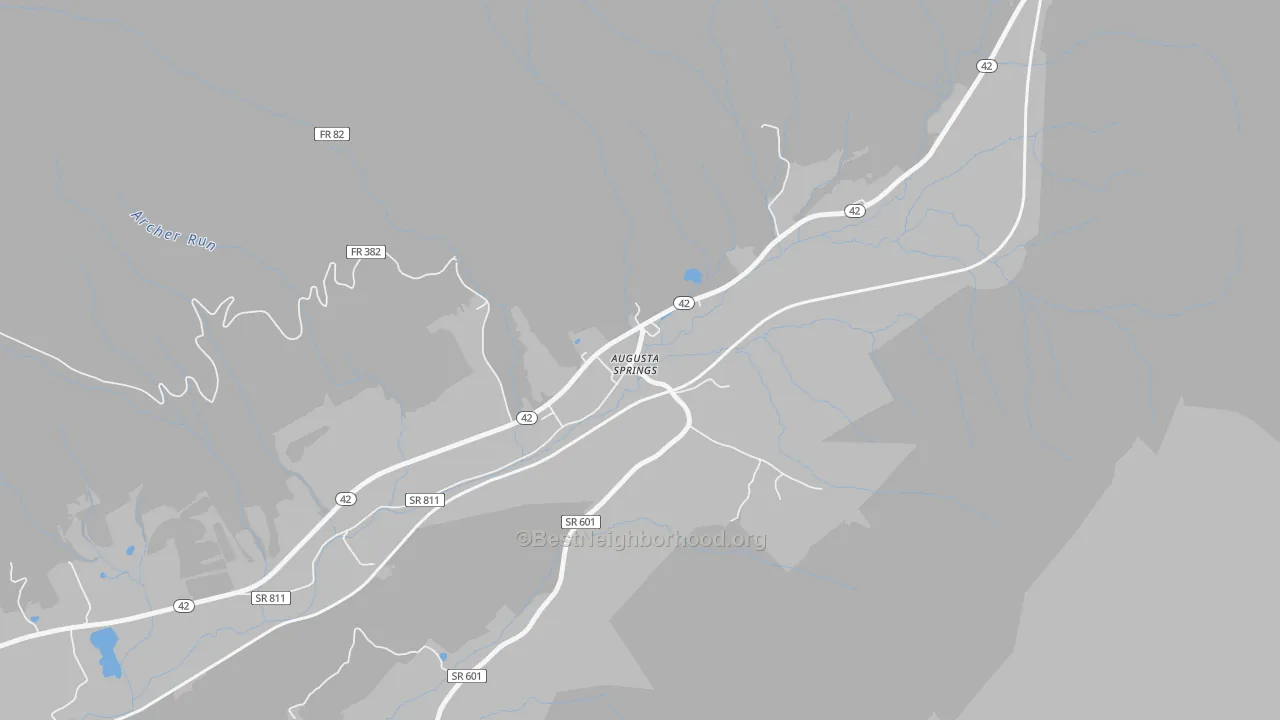 Transit Grade map of 24411, VA