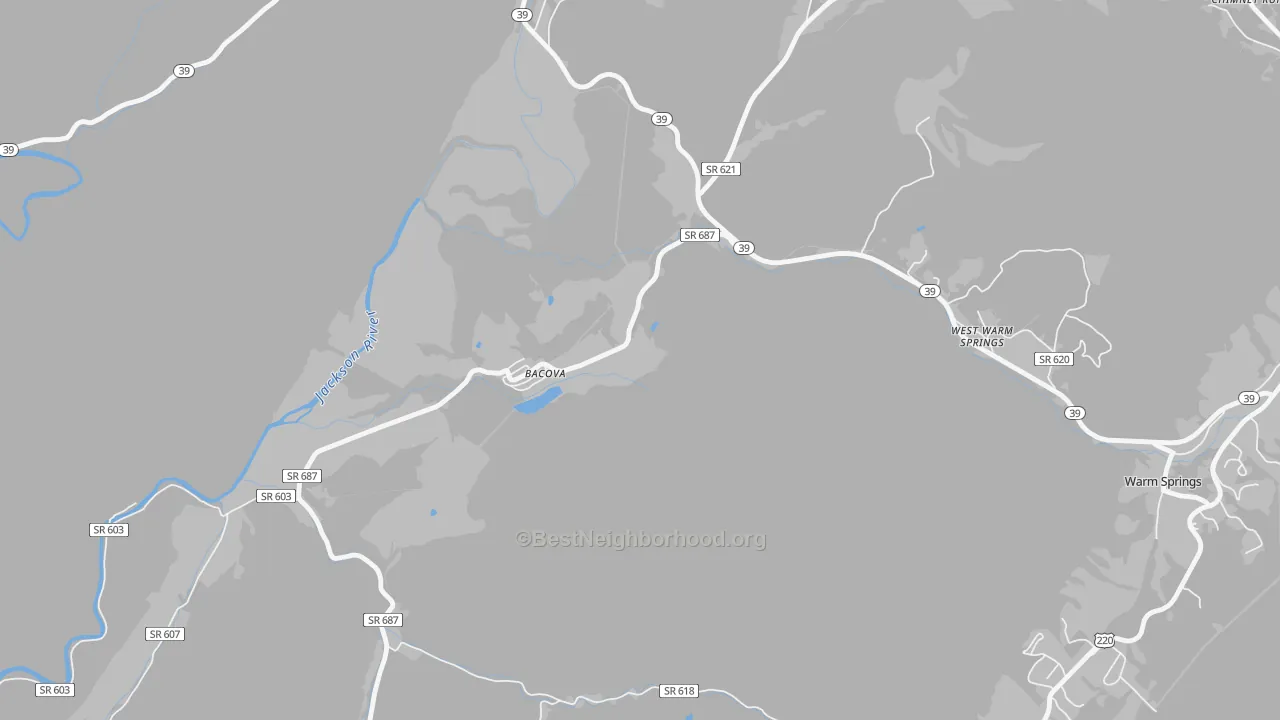 Transit Grade map of 24412, VA