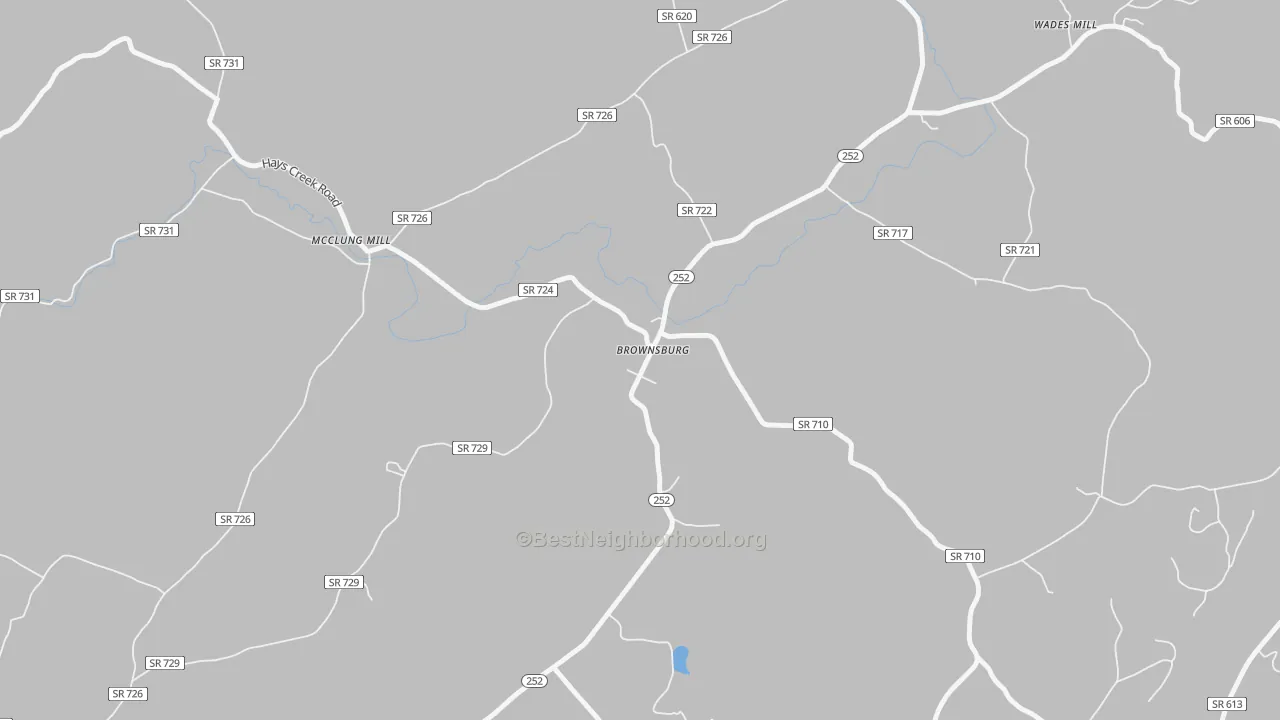 Transit Grade map of 24415, VA